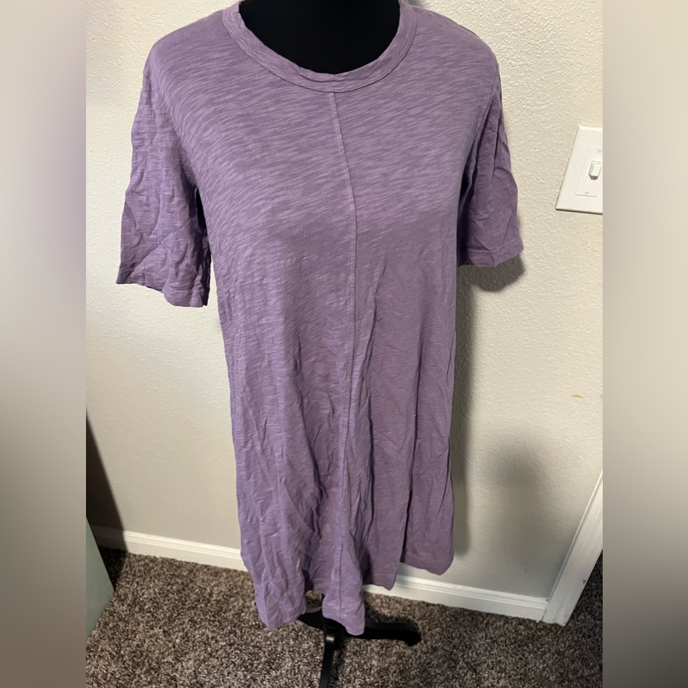 Purple tshirt dress